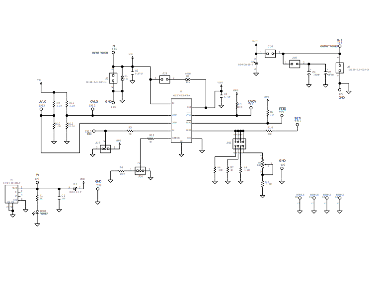 原理图 - Analog Devices / Maxim Integrated MAX17612BEVKIT评估套件